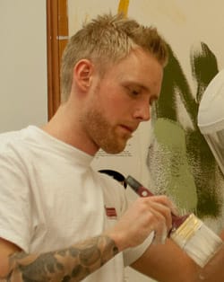 En av våra medarbetare som heter Calle
