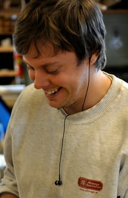 En av våra medarbetare som heter Tobias P